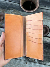 Load image into Gallery viewer, Floral X Basket Weave Roper Wallet