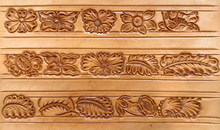 Load image into Gallery viewer, 15 Different Flowers & Leaves for Leather Carving DIGITAL (Printable Pattern)
