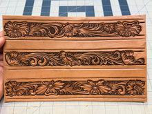 Load image into Gallery viewer, Intermediate Level Floral Belt Patterns DIGITAL (Printable Patterns for 1.5” Wide Belts)
