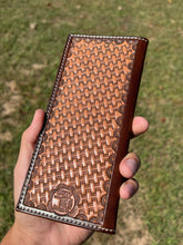 Load image into Gallery viewer, Basket Stamped Roper Wallet