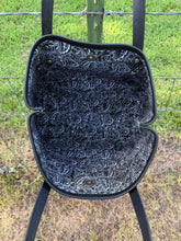 Load image into Gallery viewer, Black Tote - Rose Patch
