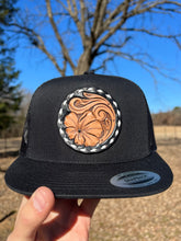 Load image into Gallery viewer, Floral Tooled Patch Cap #5
