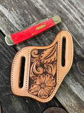 Load image into Gallery viewer, Floral Knife Sheath X Case Trapper
