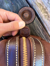 Load image into Gallery viewer, Brown Travel Kit/ Makeup Bag
